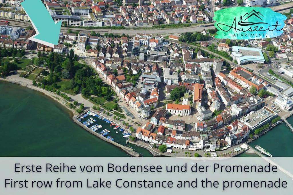 Auszeit Apartment Sunshine: Lakeside Retreat with Rooftop Terraces Friedrichshafen Exterior photo